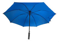 المظلة الزرقاء المفتوحة التلقائية ، مظلة العصا الصلبة إيفا مقبض مستقيم المزود