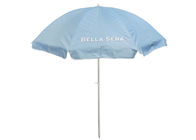 مظلة الشاطئ المحمولة دائمة ، مظلة مخصصة الفناء في الهواء الطلق الطباعة المزود