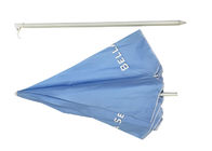 مظلة الشاطئ المحمولة دائمة ، مظلة مخصصة الفناء في الهواء الطلق الطباعة المزود