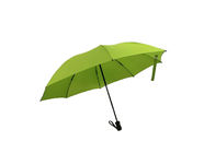 مظلة خضراء قابلة للطي 23 بوصة 8 لوحات رمح معدني طباعة الشاشة الحريرية المزود