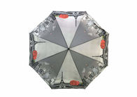 من السهل حمل مظلة قابلة للطي 21 بوصة مقاومة الضغط تصميم شعار مخصص المزود