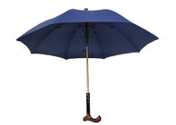 نصائح معدنية مظلات مطر غير عادية ، والمشي مظلة قصب الألياف الزجاجية الأضلاع المزود