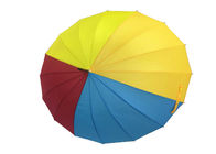 مزدوجة مظلة خشبية عصا مظلة الإطار المعدني نصائح خشبية شعار مخصص المزود