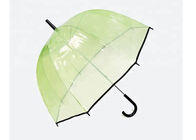 نسيج بو قماش واضح مظلات المطر البلاستيكية ، مظلة شفافة قبة السيارات المفتوحة المزود