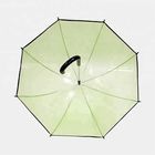 نسيج بو قماش واضح مظلات المطر البلاستيكية ، مظلة شفافة قبة السيارات المفتوحة المزود