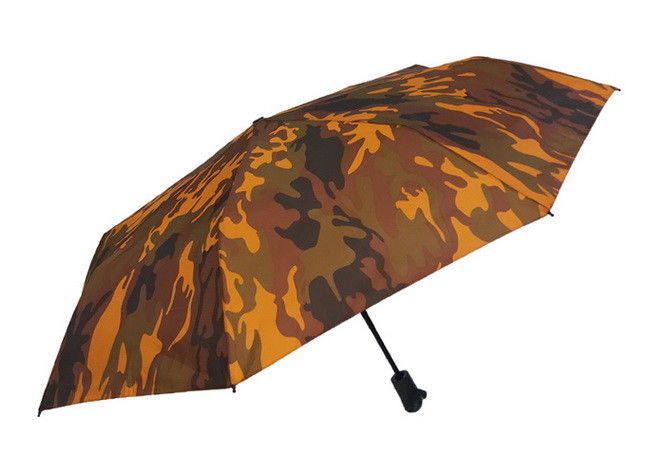 تصميم مضغوط للطي مظلة السفر الأزياء كامو يطبع مخصص يسهل حملها المزود