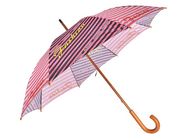 بوليستر Pongee هدايا ترويجية مظلات ، مظلات جولف مع شعار المزود