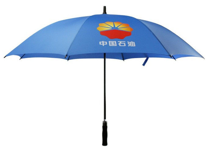 مظلات الجولف الزرقاء للريح ، مظلات الجولف الترويجية مقاومة للماء المزود